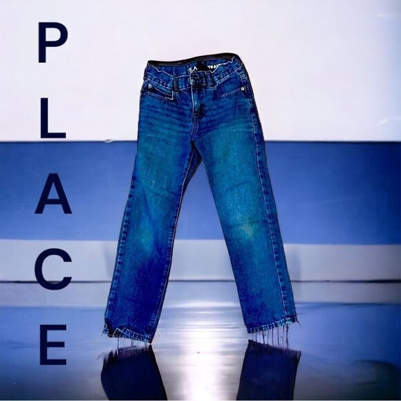 PLACE Jeans l Girls Size 8 l Denim, Jeans l Straight Leg l Pockets l EUC - Picture 1 of 5